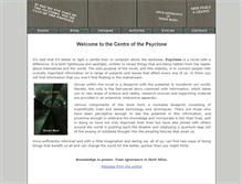 Tablet Screenshot of centreofthepsyclone.com